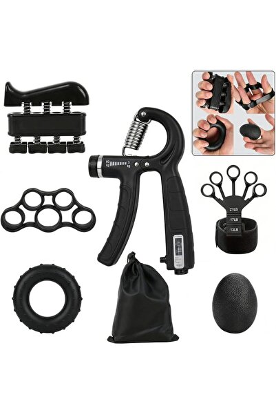 ToolHouse Hand Grip Strengthener Kit, Adjustable Resistance Forearm Exerciser...