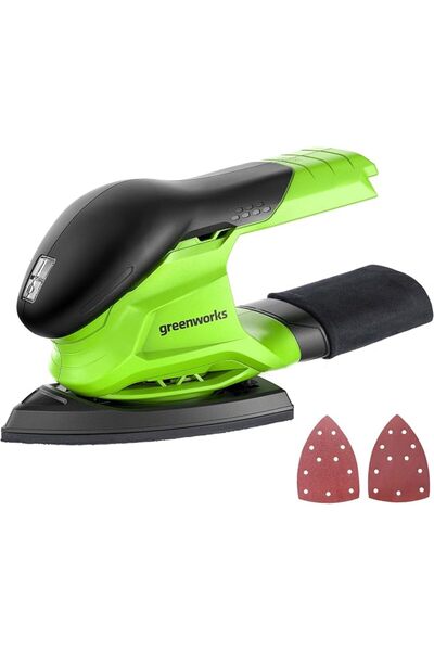 GREENWORKS 24V Finishing Sander 11,000 OPM Cordless, Tool only