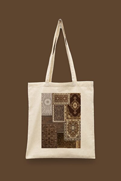 Bi Dünya Haber Ethnic Collage Series 08 - Zülf-İ Yar Islamic Series Tote Bag ...