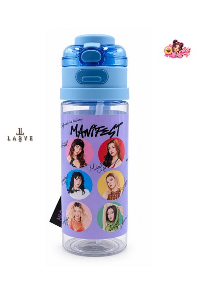 MANİFEST LİSANSLI YENİ SEZON ÇİFT FONKSİYON KAPAKLI 500 ML TİRİTAN MATARA