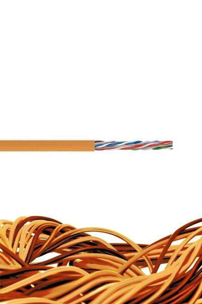 REÇBER Cat6 Utp 23 Awg H.F. Data Cable Orange 506076