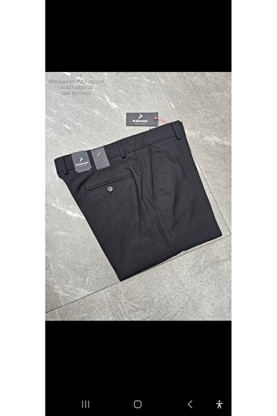 Cinar erkek giyim Men's Seasonal Linen Classic Trousers Fabric Cut with Stret...