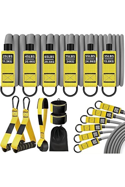 Yelajoy 12Pcs Resistance Bands Set, 300LBS Heavy Duty Pull Up Assistance Band...