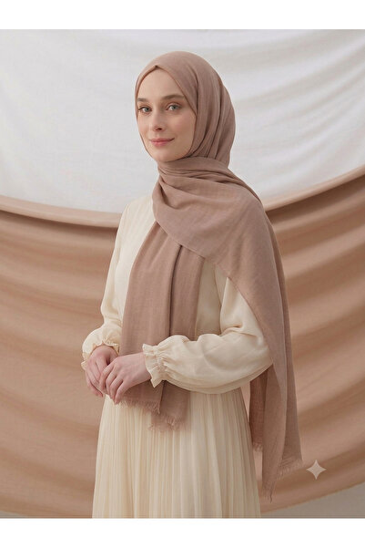 Nazellaa Aya Series Plain Aya Fine Cotton Dusty Coffee