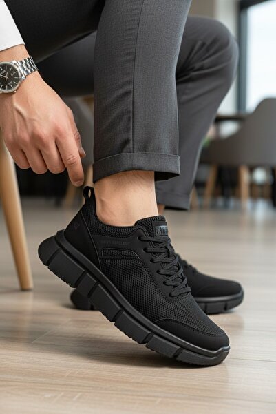enoch Mesh Textured Thick Sole Waterproof Men's Sports Shoes