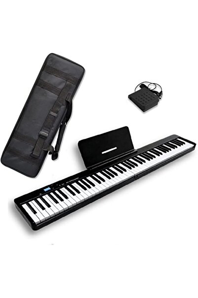 Morelian Outdoor Electronic Keyboard Piano, Morelian 88-Keys Foldable Piano M...