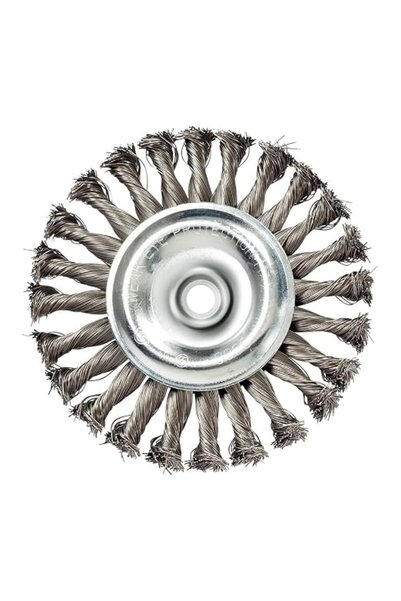Mercer Abrasives عجلة سلكية من ميرسر إندستريز 186540، مقاس 5 بوصة × 1/2 بوصة ...
