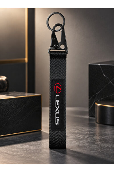 Lexus Premium Style Car Keychain With Metal Clip & Fabric Strap, Stylish Key ...