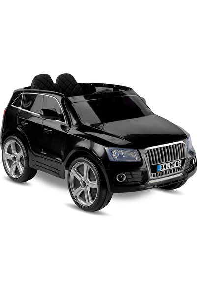 437 Q-suv Siyah Akülü Jeep 12v Uzaktan Kumandalı Akülü Araba QSUV