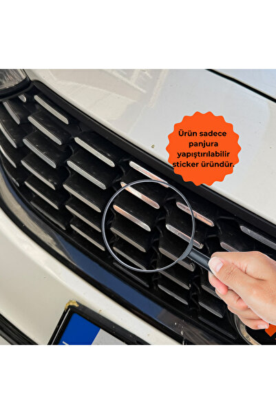 ARKT STİCKER Egea Sedan Ön Panjur Sticker 2019-2020 Öncesi Krom Şablonlu