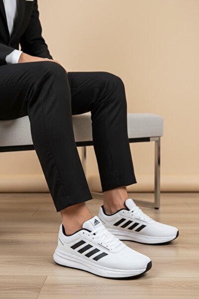 enoch Three Stripes Mesh Textured Men's Sports Shoes
