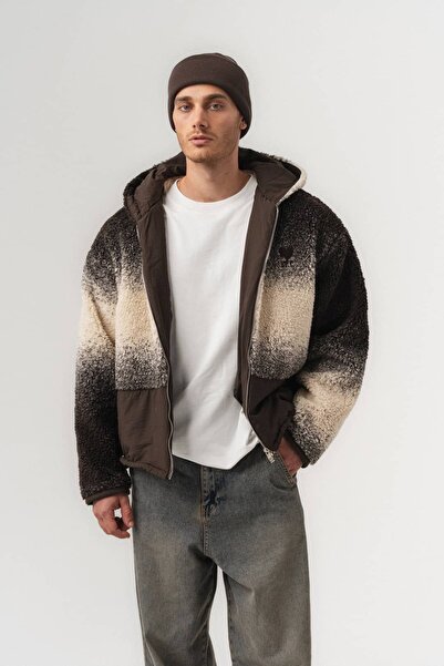 go gang own Grayscale Fermuarlı Polar Mont