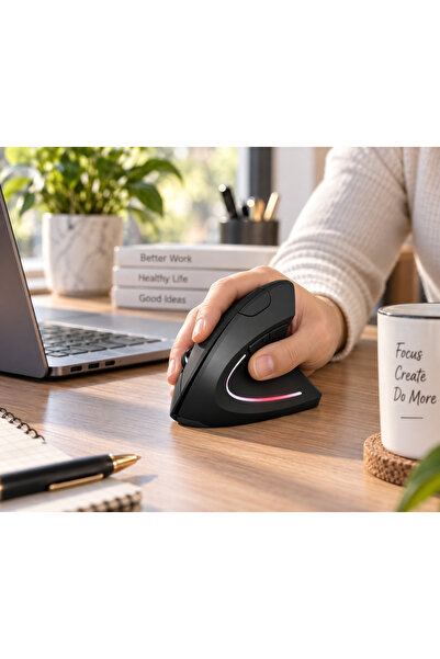 JSY-1 Kablosuz Ergonomik Dikey Mouse 1600 DPI