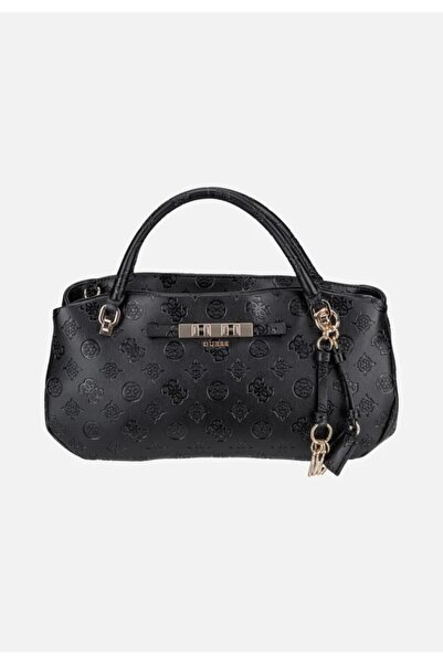 Guess Women's Handbag Embossed Monogram Patterned Zippered Cross Strap Daily ...
