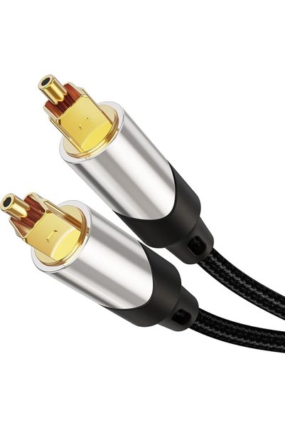 GENERAL كابل صوت بصري رقمي من CableCreation بطول 15 قدمًا، كابل Toslink ذكر S...