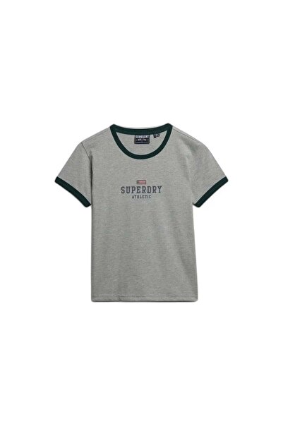 SUPERDRY ΓΥΝΑΙΚΕΙΟ D2 OVIN ATH ESS ΜΠΛΟΥΖΑ RINGER ΜΕ ΣΧΕΔΙΟ