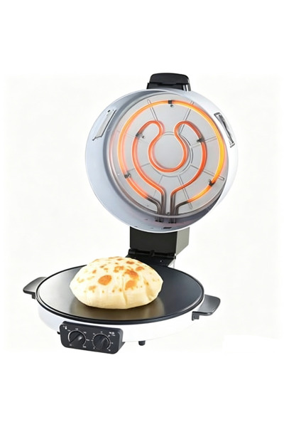 ALSAIF Electric Bread Maker 2200W 40cm Surface for Arabic Bread and Pizza