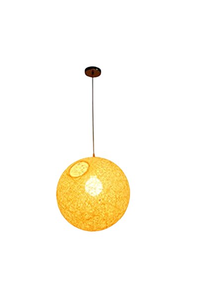 Noonedibs Lambă Penel din Ratan Alb Rotund 15cm, Stil Retro – Creează o Atmos...