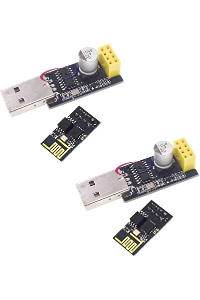 GENERAL 2Pair ESP8266 ESP-01 Serial Module with USB to ESP8266 Adapter