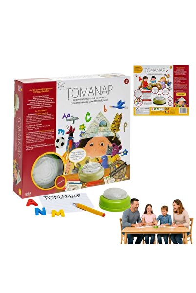 e-Wantay Joc de societate TOMANAP, set cu 2 jocuri, electronic, 5+ ani, multi...