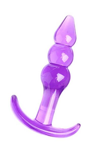 Boğumlu T Şeklinde Anal Plug