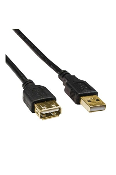 Temiz Pazar 31240 Siyah USB 2.0 Gold 10 Metre Uzatma Kablosu