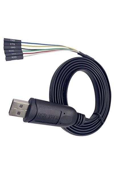 DSDST DSD TECH SH-U09G USB to TTL Serial Cable Built-in FTDI FT232RL IC 1.8M/...