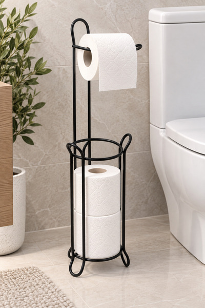 Funny Life Stainless Toilet Roll Holder Wc Paper Holder Metal Toilet Paper St...