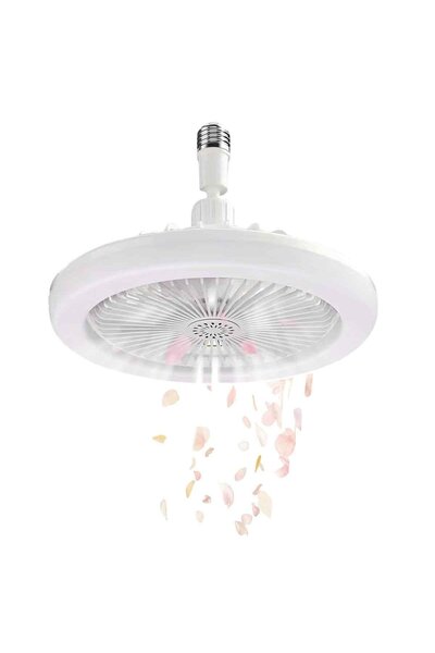 Noonedibs Plafonieră cu ventilator silențios LED 36W cu telecomandă - Lumină ...