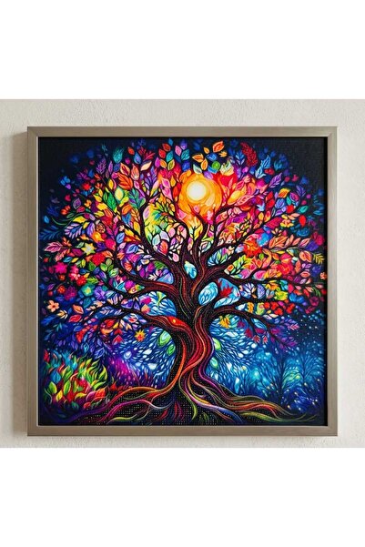 DNZt 5D Diamond Painting 30x30 cm Elmas Mozaik Boncuklu Taşlı Goblen Pano Tab...