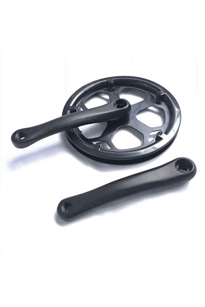 Noonedibs Set Angrenaj Bicicletă 52T, 170mm, Aliaj de Aluminiu, Negru, pentru...