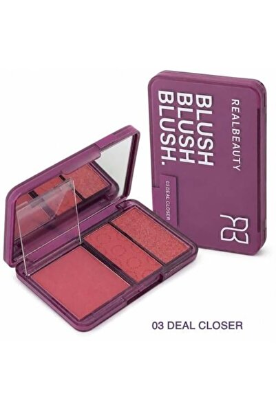 real beauty بلاشر خدود كريمي + بودر ريل بيوتي درجة 03 – رقم الصنف RB1587