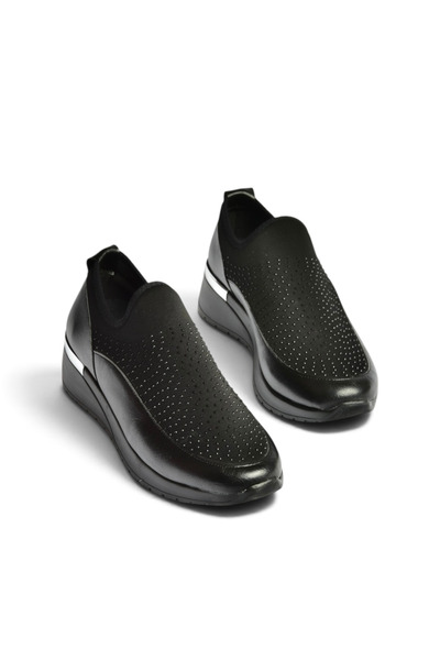 Fox Shoes Z301133204 Black Fabric Casual Women's Shoes
