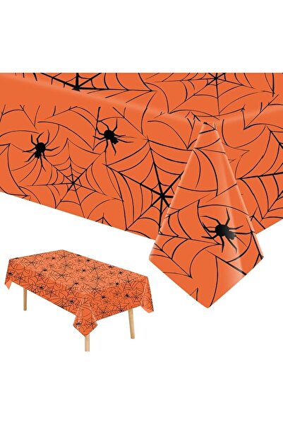 Goodern Halloween Tablecloth,2PCS 137 * 274 CM Disposable Table Cover Durable...