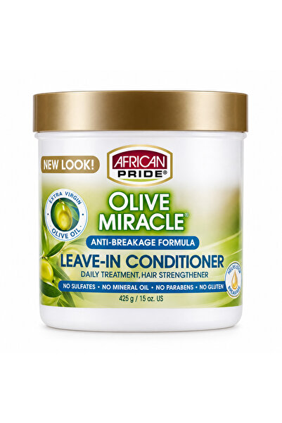 AFRICAN Pride Olive Miracle Anti Breakage Formula Leave In Conditioner (425g)