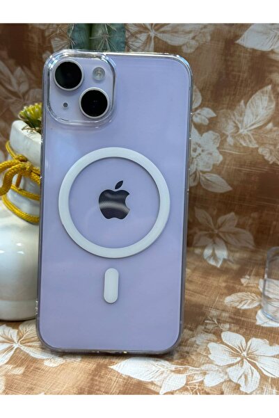 casedoes İphone 14 PLUS-15 PLUS Uyumlu Sararma Yapmaz Orjinal Clear Magsafe K...