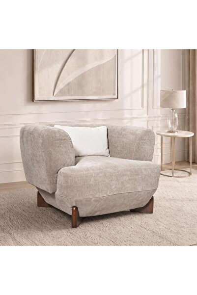 PAN HOME FASCE SINGLE SEATER SOFA - LIGHT BEIGE