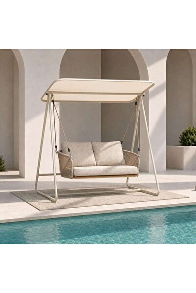 PAN HOME PARASIO OUTDOOR SWING - CREAM