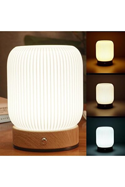 GENERAL Touch Lamps Bedside,3-Color Temperature LED Table Lamp, Eye Caring Ki...