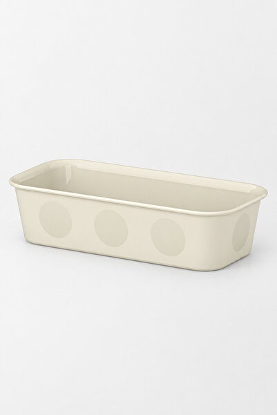 ACELEYOLLA Nojig Beige Organizer Box 10X20X5 cm Drawer Organizer