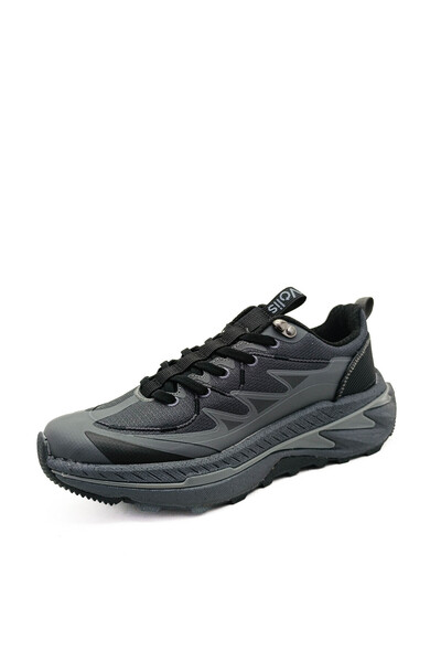 GDT Ayakkabı Gray Foam Sole Lace-Up Water Repellent Men's Sports Shoes