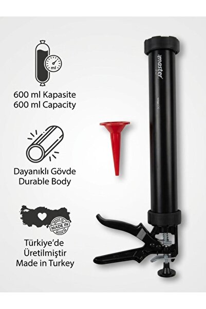Orient Sosis Tabancası 600 ml / Uzun / Başlıklı
