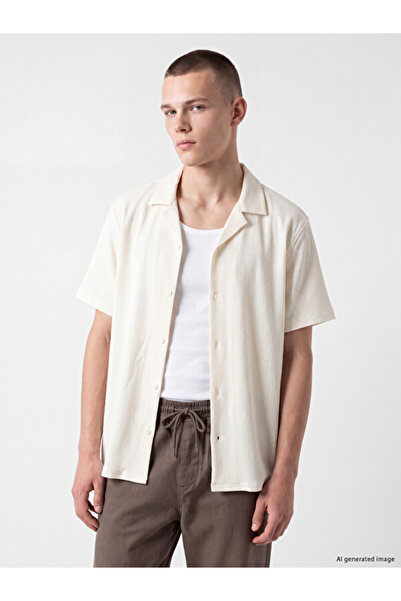 LC Waikiki Relax Fit Textured Men's Shirt