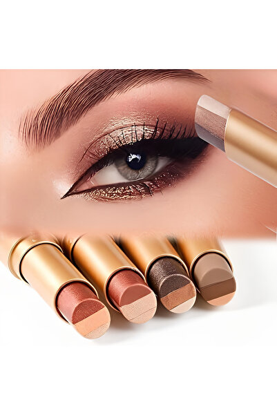 Zeonella Beauty ظلال عيون طويلة الأمد بثلاثة ألوان متدرجة # 4