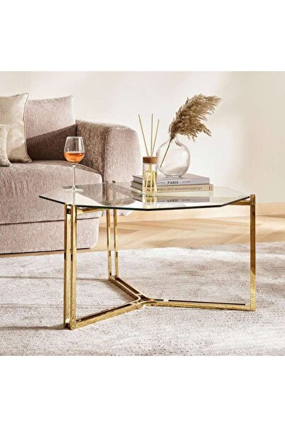 PAN HOME WILLA COFFEE TABLE - GOLD