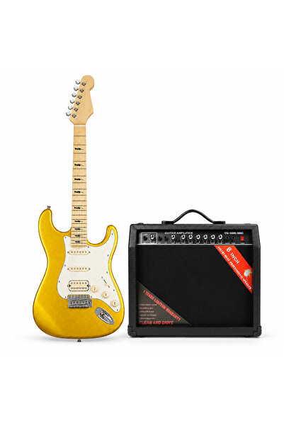 MegArya Electric Guitar Starter Kit, 6 String HSS Electric Guitar with TG-40R...