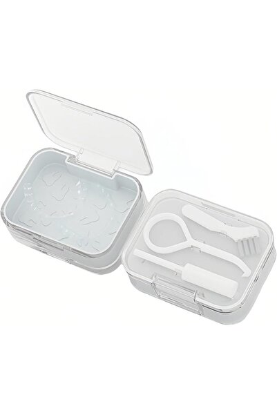 NALACAL Retainer and Aligner Case, Double-layer Retainer Storage Case with Do...