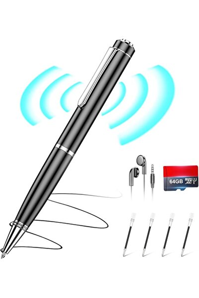 GENERAL 64GB Digital Voice Recorder, Voice Activated with AI Smart Noise Redu...
