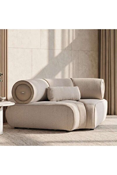 PAN HOME ORU CORNER SOFA BEIGE