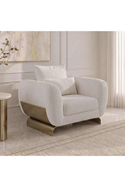 PAN HOME TOVON SINGLE SEATER SOFA - BEIGE